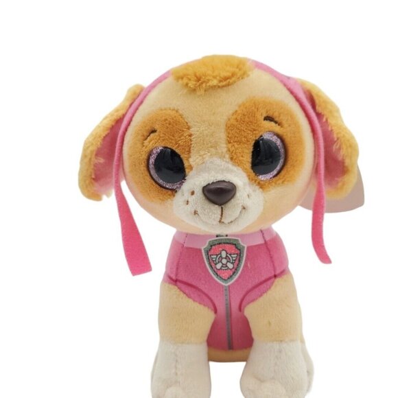 Ty Beanie Boos Paw Patrol Skye 6" Plush Pink Stuffed Animal Dog Puppy Tags Small - Picture 2 of 8